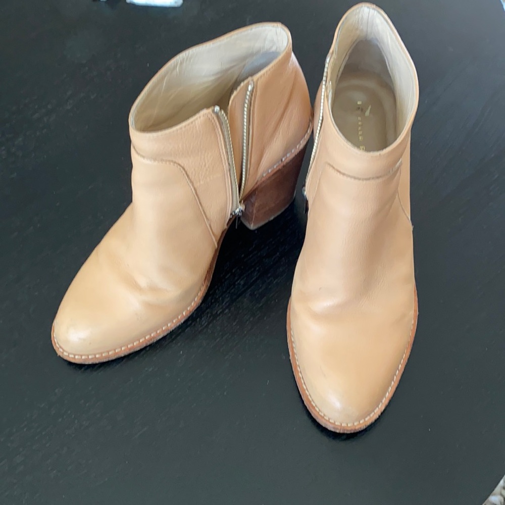 Lowffler Randall camel ankle boots